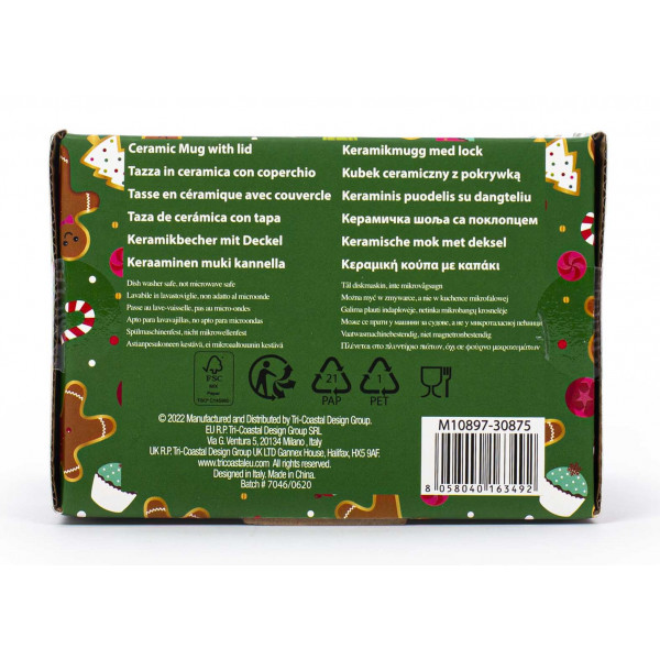 Šolja sa poklopcem i kašikom NOVA GODINA 