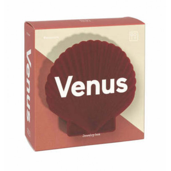 Kutija za nakit ŠKOLJKA Crvena 