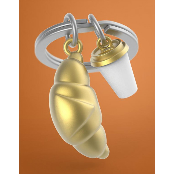 Privezak za ključeve KROASAN I KAFA 