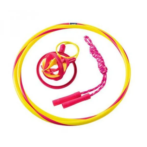 HULA HOOP SET 3 U 1 (Obruč, vijača, prsten za preskakanje) 