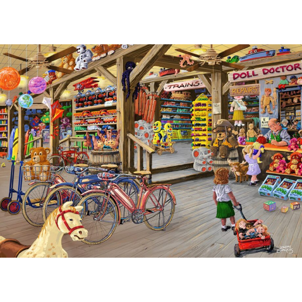 Drvene puzzle PRODAVNICA IGRAČAKA (M) 