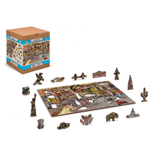 Drvene puzzle PRODAVNICA IGRAČAKA (M) 