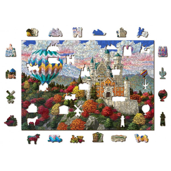 Drvene puzzle NEMAČKI ZAMAK (L) 