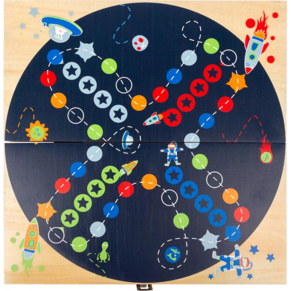 Drvena igračka NE LJUTI SE ČOVEČE SVEMIR 