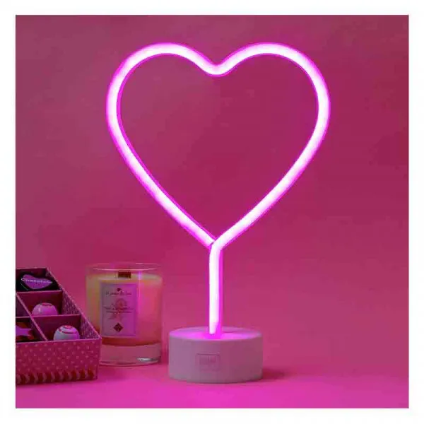Lampa neon IT'S A SIGN srce 