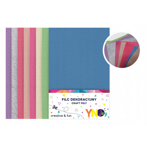 Listovi u pastelnoj boji A4 CRAFT FELT Eva pena 