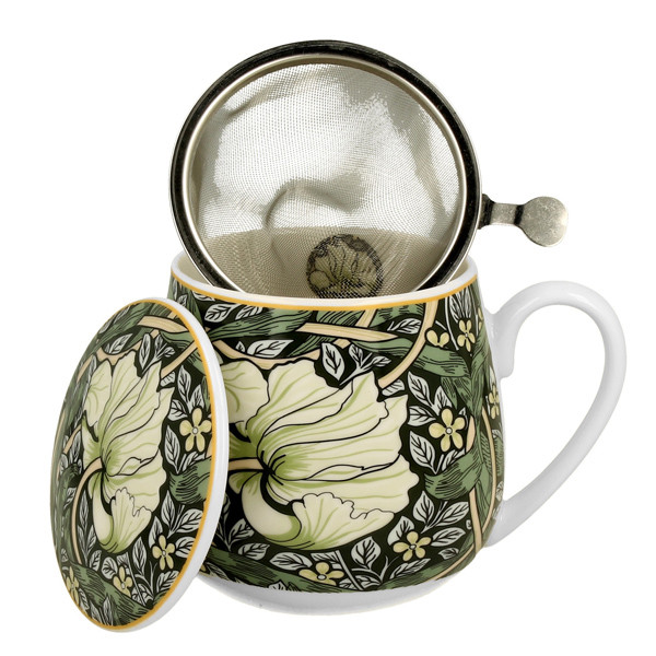 Velika šolja za čaj sa infuzerom PIMPERNEL - W MORRIS 