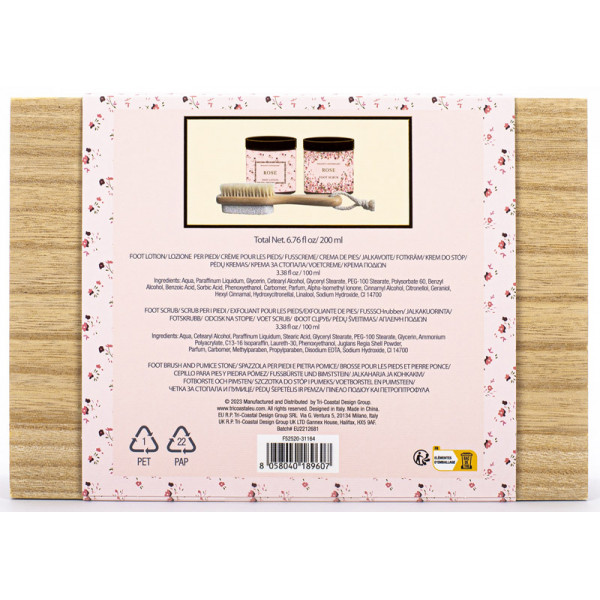 Set za negu stopala  BEAUTIFUL FLOWERS 