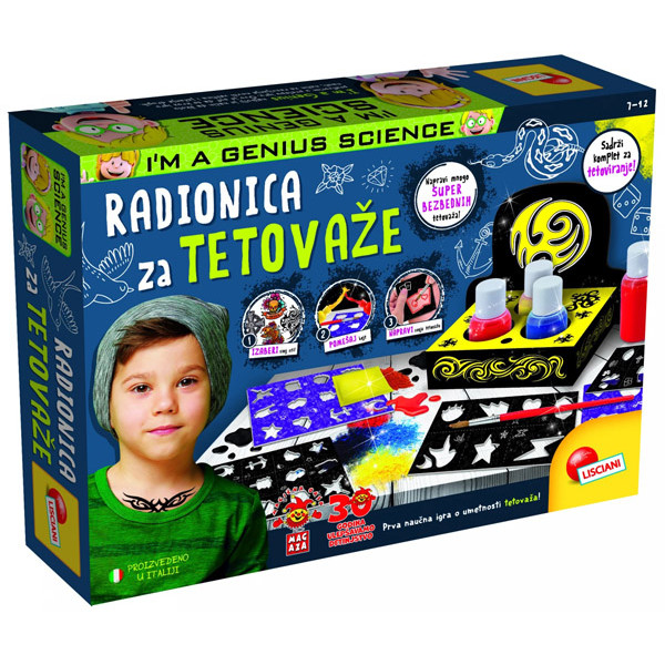 Edukativni set RADIONICA ZA TETOVAŽE - LISCIANI 