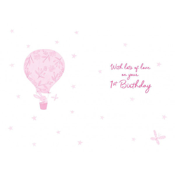 Rođendanska čestitka za PRVI ROĐENDAN - PINK 