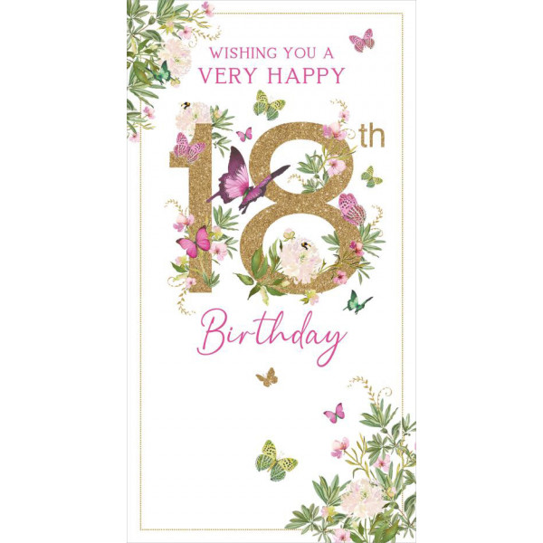 Rođendanska čestitka za punoletstvo -18 BOTANICA 