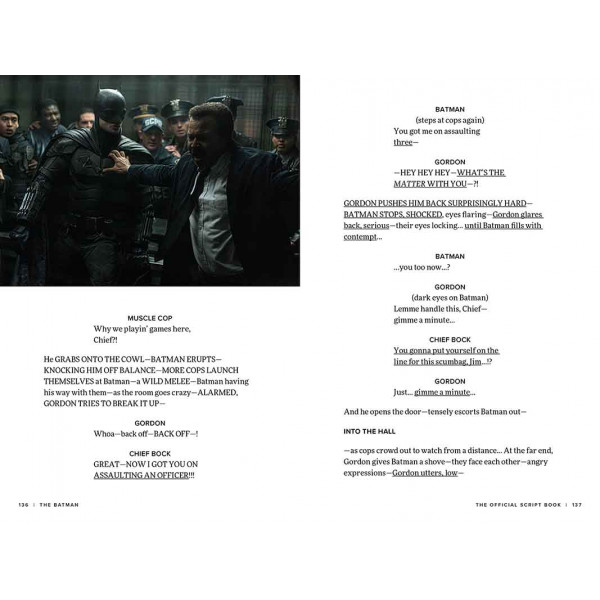 THE BATMAN The Official Script Book 