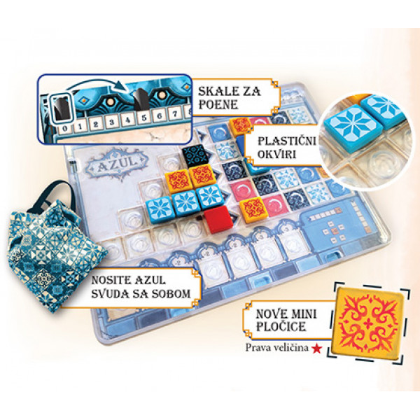 Društvena igra AZUL MINI 