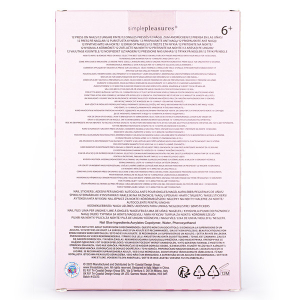 Dečiji set za nokte sa nalepnicama PRES ON NAILS 