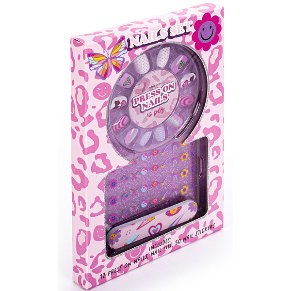 Dečiji set za nokte sa nalepnicama PRES ON NAILS 