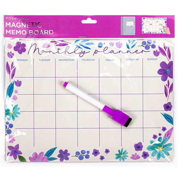 Magnetna tabla MESEČNI PLANER 23 x 25cm 