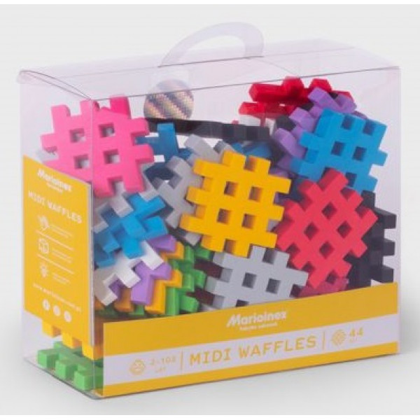 Kocke za slaganje WAFFLE MIDI 44kom 
