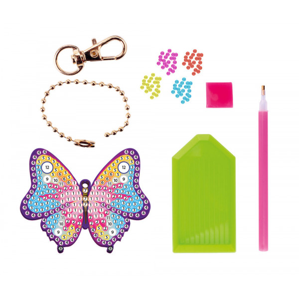 Bojanka - bockalica MAKE YOUR OWN DIAMOND PAINTING KEYRING, više vrsta 