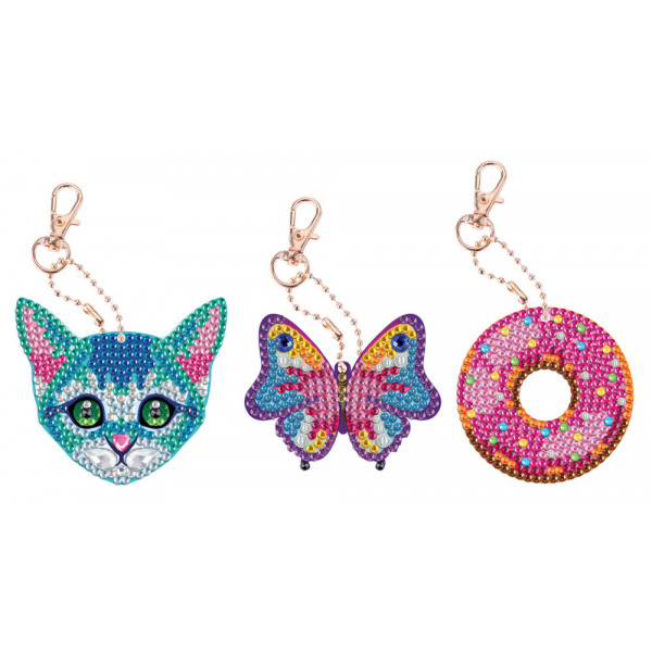 Bojanka - bockalica MAKE YOUR OWN DIAMOND PAINTING KEYRING, više vrsta 