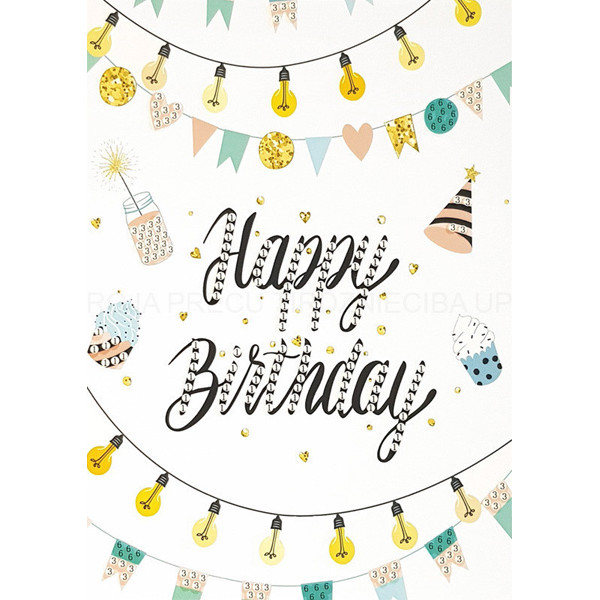 Kreativni set OBOJI ČESTITKU 18x13cm - 4 kom 