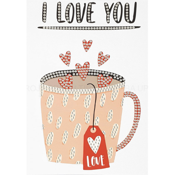 Kreativni set OBOJI ČESTITKU 18x13cm - 4 kom 