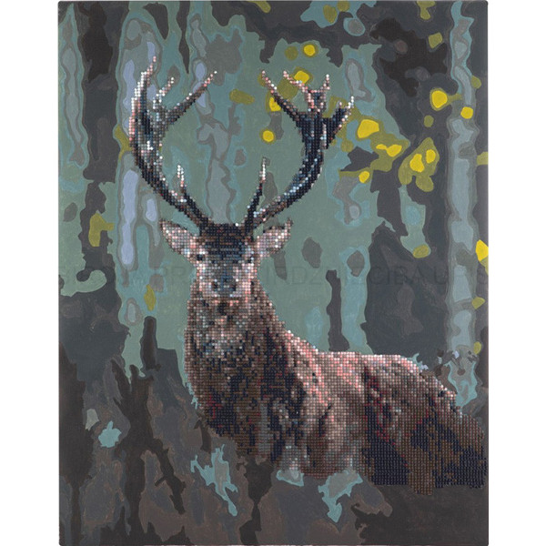 Kreativni set OBOJI PO BROJEVIMA - JELEN 40x50 cm 