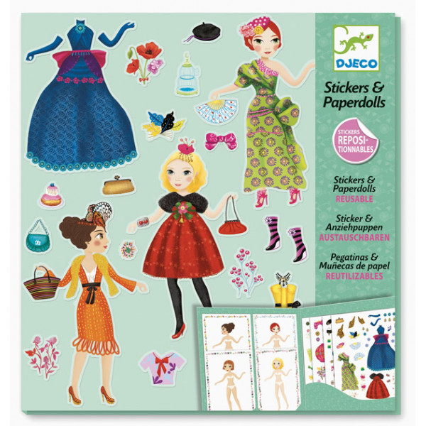 Kreativni set papirne lutkice FASHION 