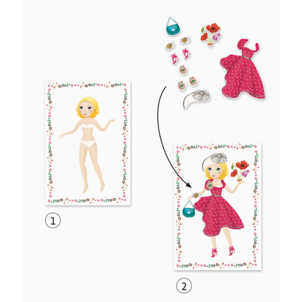 Kreativni set papirne lutkice FASHION 