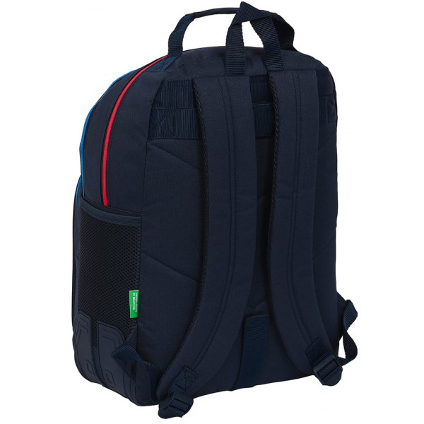 Ranac školski sa dve pregrade BENETTON - SIXTIES 