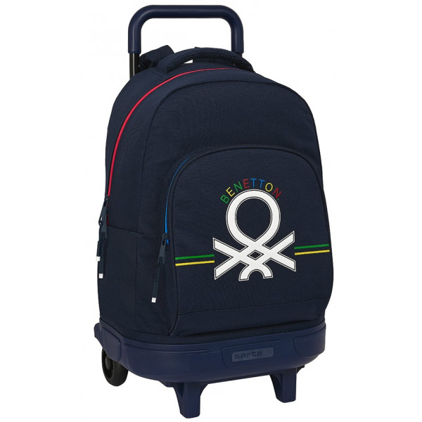 Ranac školski sa kolicima BENETTON - SIXTIES 