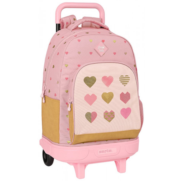 Ranac školski sa kolicima GLOWLAB - SRCA 