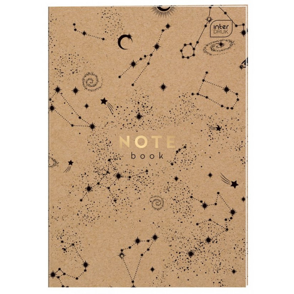 Sveska A5 na kvadratiće KRAFT - VIŠE MOTIVA 