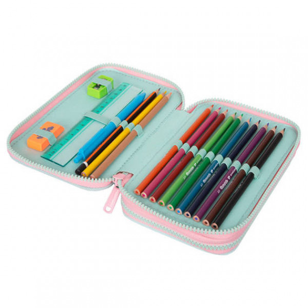 Pernica sa dve pregrade puna COOLPACK JUMPER Strawberry 