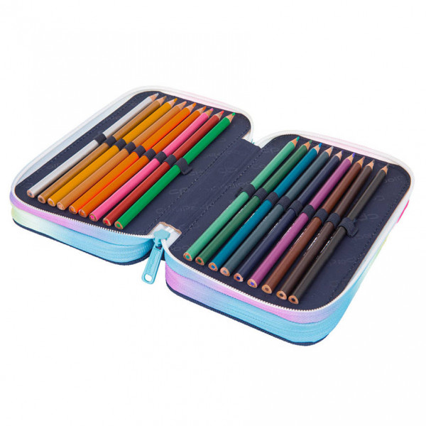 Pernica sa tri pregrade puna COOLPACK JUMPER Blue Unicorn 