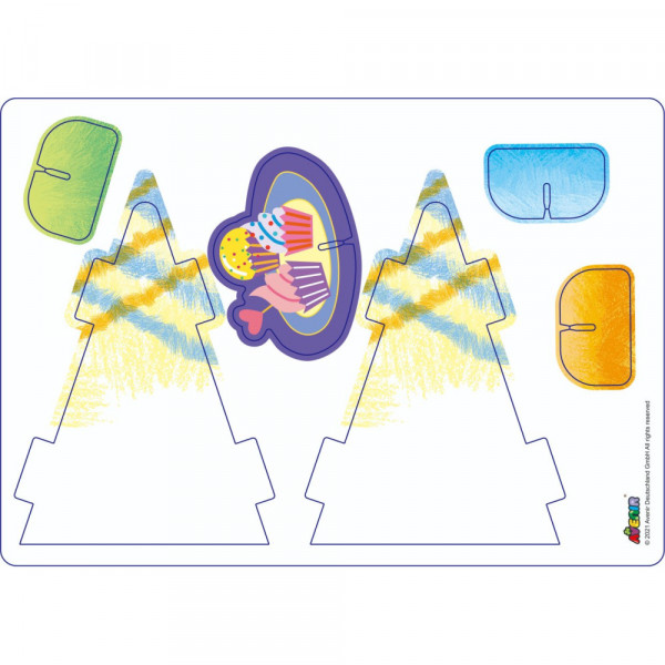 Kreativni set sa 12 voštanih bojica GO PICNIC 
