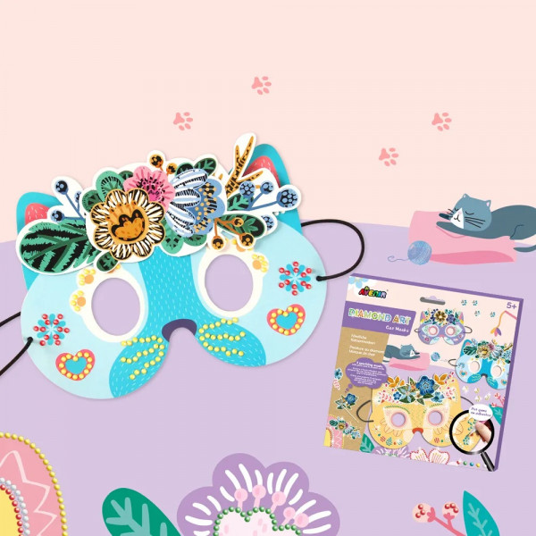 Kreativni set CAT MASKS 