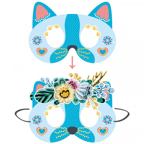 Kreativni set CAT MASKS 
