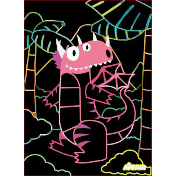 Kreativni set SCRATCH 4 MAGIC - ZMAJEVI 