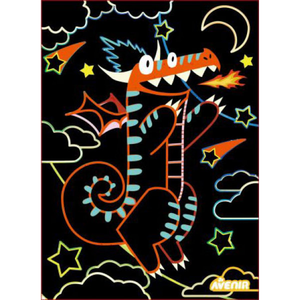 Kreativni set SCRATCH 4 MAGIC - ZMAJEVI 
