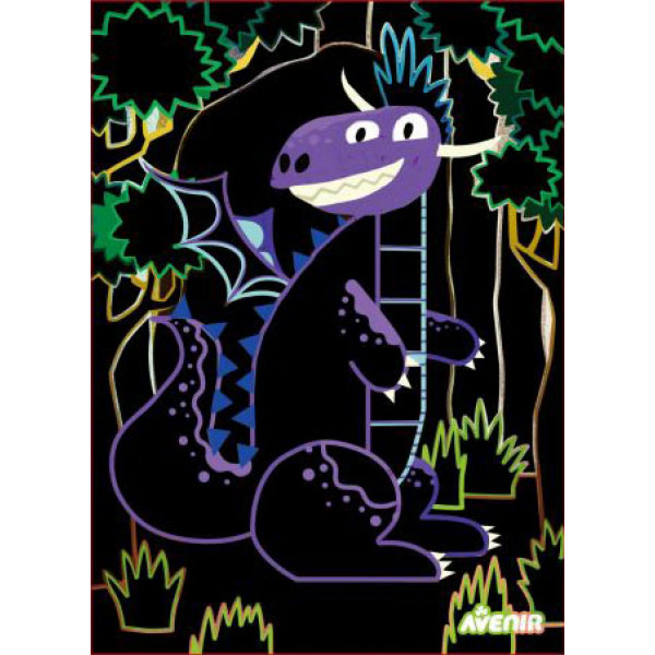 Kreativni set SCRATCH 4 MAGIC - ZMAJEVI 