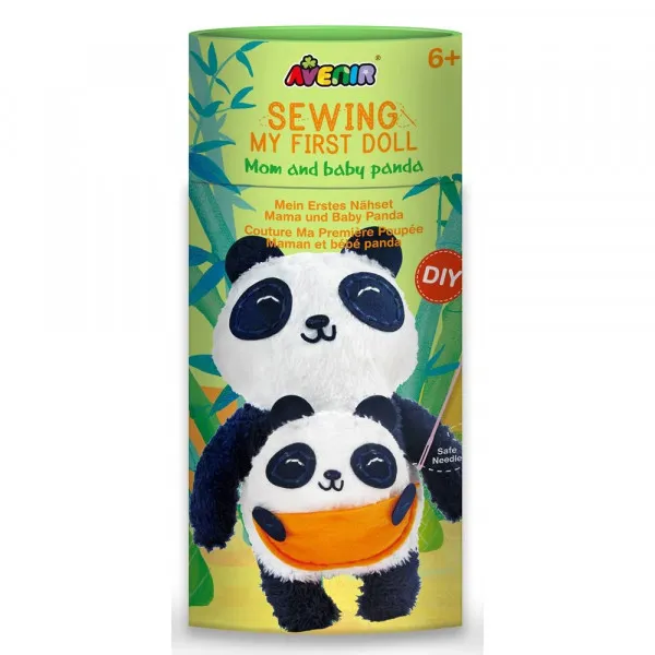Kreativni set - šivenje MOM AND BABY PANDA 