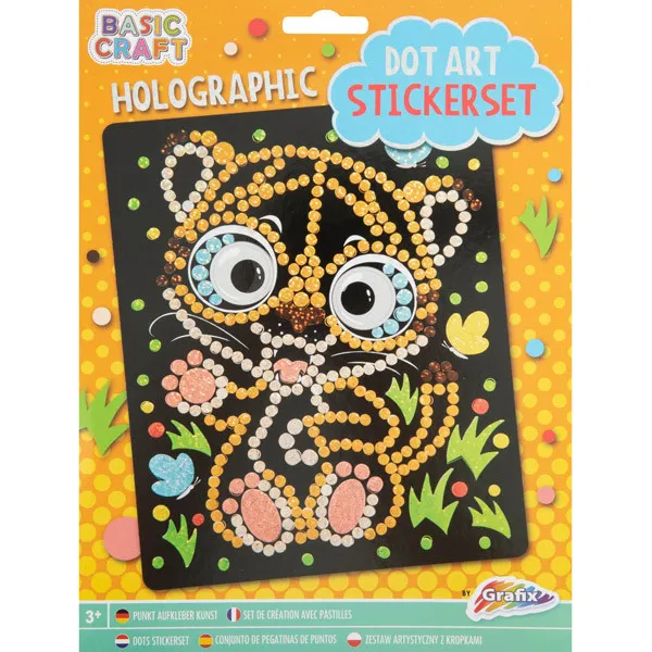 Stikeri HOLOGRAPHIC DOT 22x18cm / TRI VRSTE 