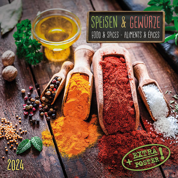 Zidni kalendar FOOD & SPICES 2024 