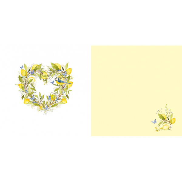 Čestitka LEMON HEART 