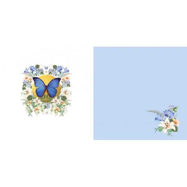Čestitka TROPICAL BLUE 