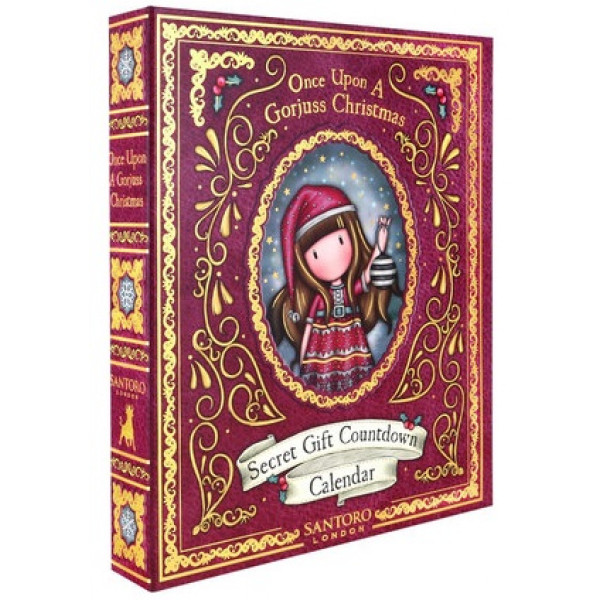Poklon set GORJUSS ADVENT KALENDAR - MERRY AND BRIGHT 