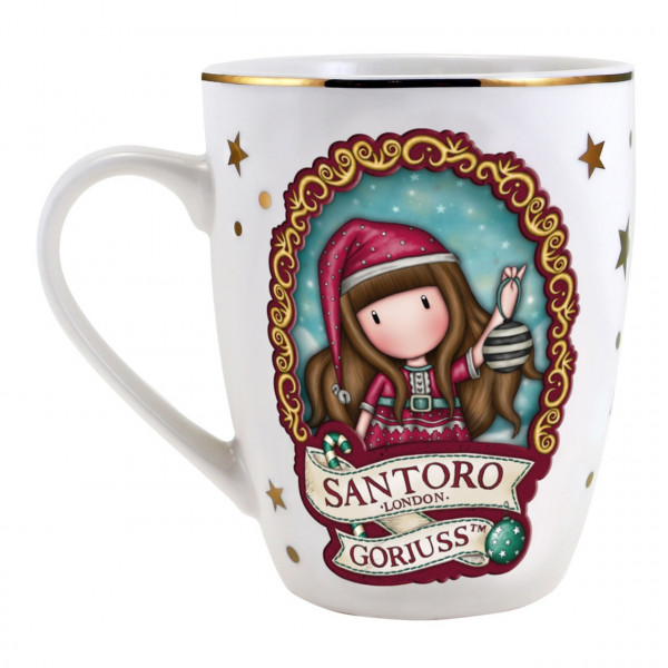 Poklon set šolja i podmetač NOVA GODINA GORJUSS Tis The Season 