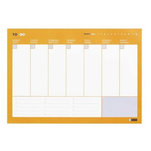 MIQUELRIUS Nedeljni planer TO DO A4 