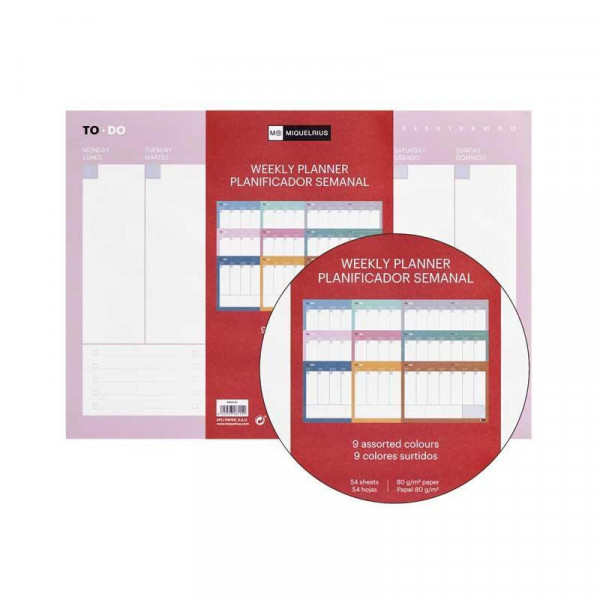MIQUELRIUS Nedeljni planer TO DO A4 