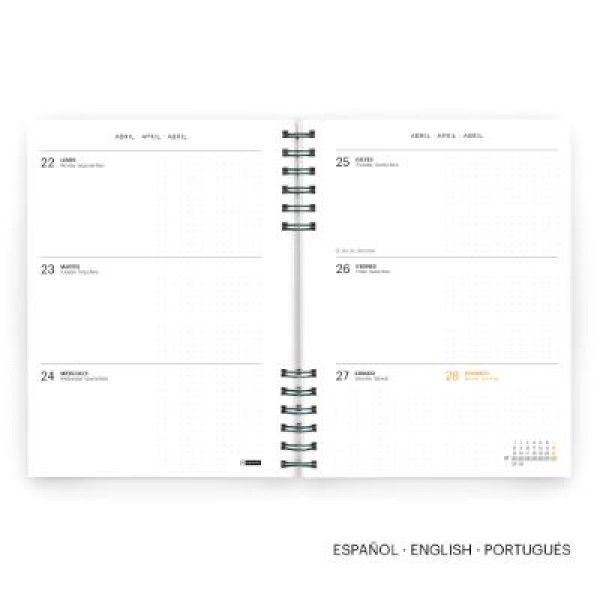 MIQUELRIUS Datumirani planer za 2024 - CRNI 